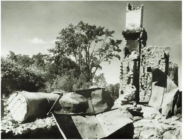 Доммузей А С Пушкина в Михайловском сожженный оккупантами 1945 г - фото 88
