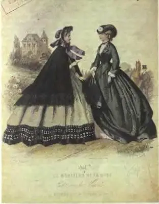 Шляпа Шарлотта Рисунок из журнала Вестник моды за 1861 г 1 Во второй - фото 18