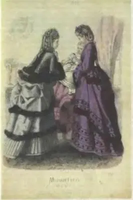 Рисунок из журнала Модный свет за 1872 г 2 курточка слева Подражание - фото 23