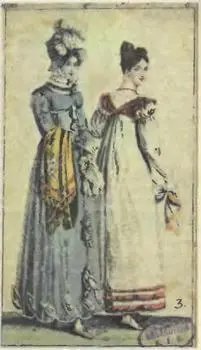 Дульетка Рисунок из журнала Costume anglais el français за 1816 г - фото 29