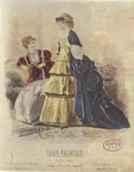 Казакин слева Рисунок из журнала Paris Fachions за 1869 г КАЗИНЕТ - фото 35