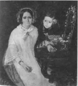 Капот К А Горбунов Портрет неизвестной с ребенком 1849 Вологодская - фото 38