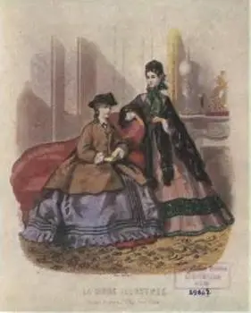 Рисунок из журнала La mode illustrée за 1863 г Ещё в конце 30х гг XIX в - фото 51