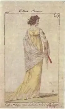 Шаль Рисунок из журнала Парижские моды за 1801 г Уже в самом начале XIX - фото 108