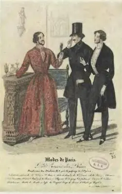 Рисунок из журнала Modes de Paris за 1839 г Женщины в XIX в носили шлафор - фото 111