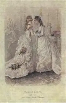 Шлейф Рисунок из журнала Модный свет за 1876 г 8 Со временем к 40м - фото 112