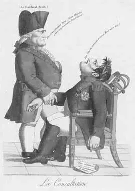 Камбасерес и Наполеон Английская карикатура 1815 Наполеон спрашивает - фото 8