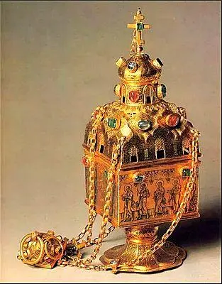 Кадило Мастерские Московского кремля 1598 Трон царя Бориса Годунова - фото 15