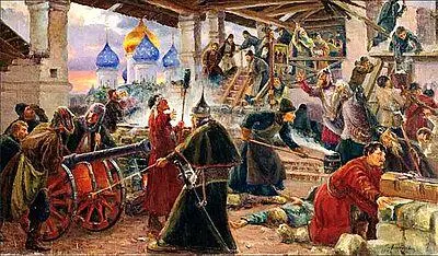 СД Милорадович Оборона ТроицеСергиевой лавры в 1609 году во время приступа - фото 46