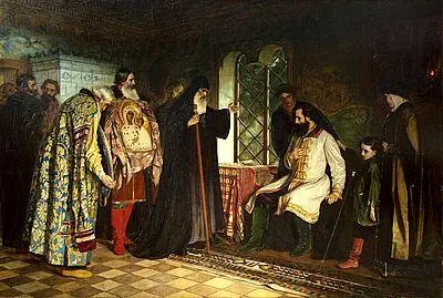 В Савинский Нижегородские послы у князя Дмитрия Пожарского КЕ Маковский - фото 53