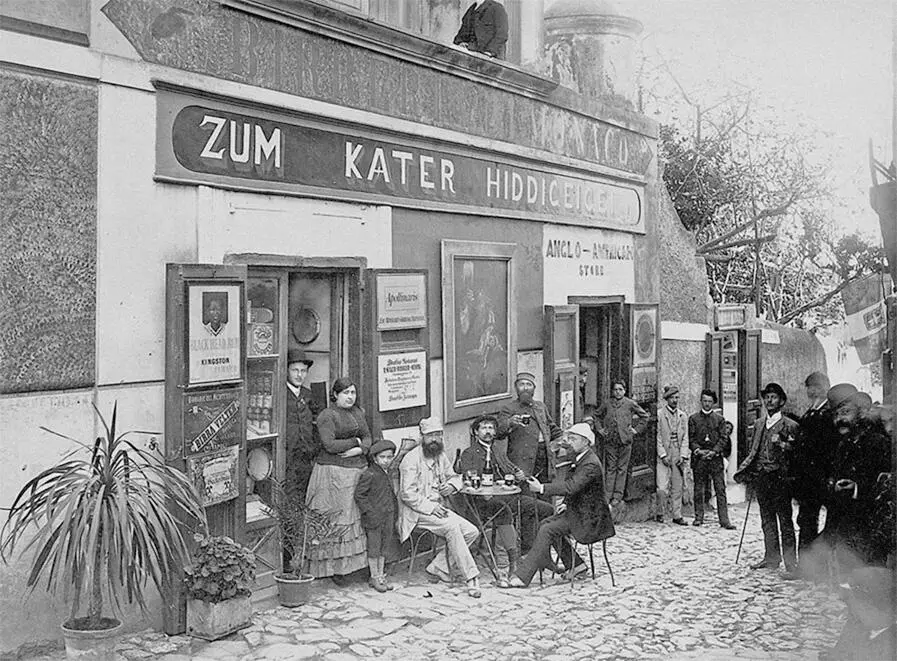 Кафе У кота Хиддигайгая на Капри 1886 Но и на Капри не всё в розовом цвете - фото 19