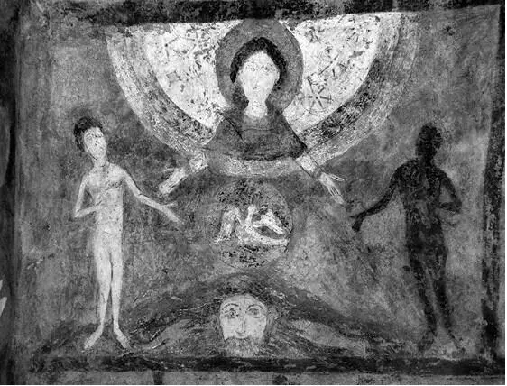 25 Сотворение мира Фреска оратория Фомы Беккета в крипте собора в Ананьи - фото 36