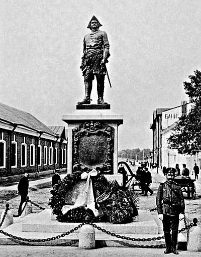 Памятник Петру I на Выборгской стороне Лето 1910 года братья графы Шереметевы - фото 67