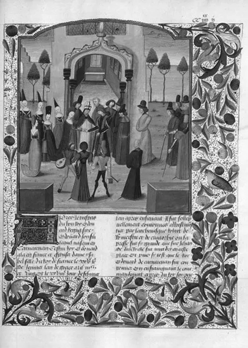 Свадьба Эдуарда II и Изабеллы Миниатюра 1470е гг Сменить на троне великого - фото 19