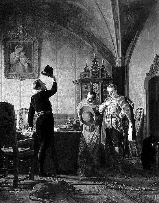 Николай Неврев Присяга Лжедмитрия I польскому королю Сигизмунду о введении в - фото 48