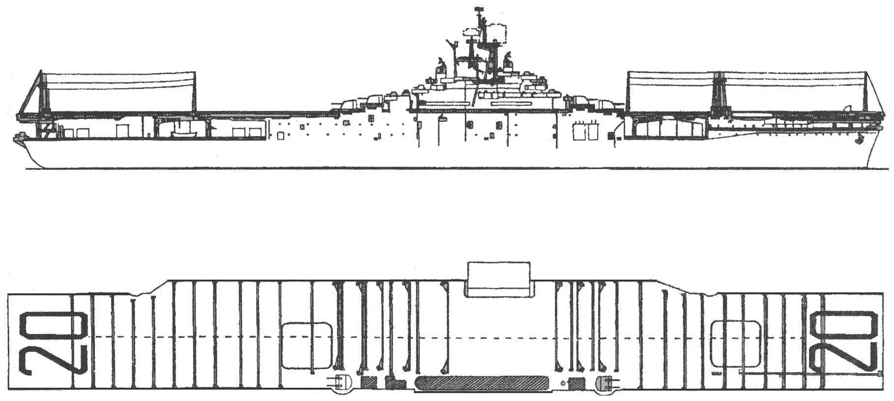 Тяжелый авианосец CV20 Беннингтон США 1944 г Видимость была прекрасной и - фото 8