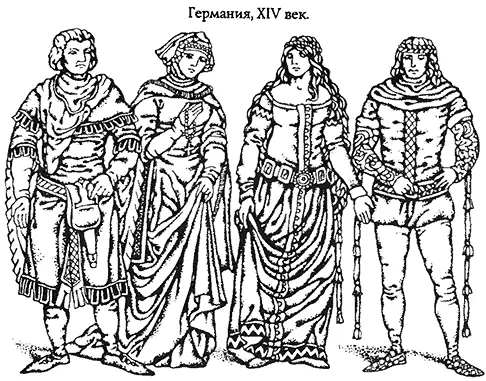У всех тогдашних людей заметно одно основное стремление сделать талию как - фото 83