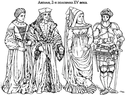 На фреске Гвариенто в Падуе мы видим изображение аристократа конца XIV века Он - фото 110