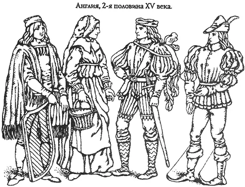 На фреске Гвариенто в Падуе мы видим изображение аристократа конца XIV века Он - фото 111