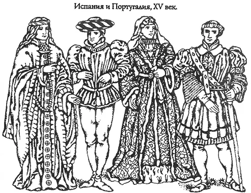 На фреске Гвариенто в Падуе мы видим изображение аристократа конца XIV века Он - фото 112