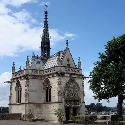 Замок Амбуаз Церковь СентЮбер Парк замка АзелеФеррон Франциск I - фото 22