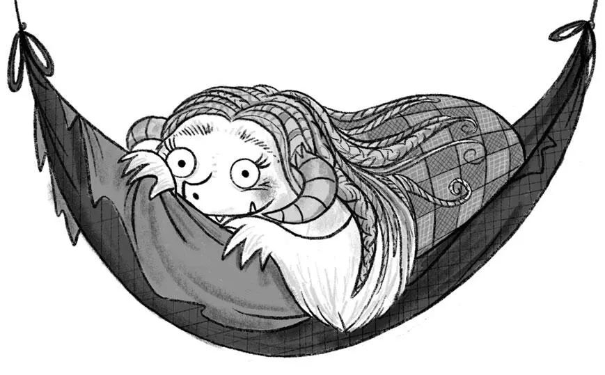 На другой стороне комнаты Зингри высунулась из складок своего гамака Она - фото 26