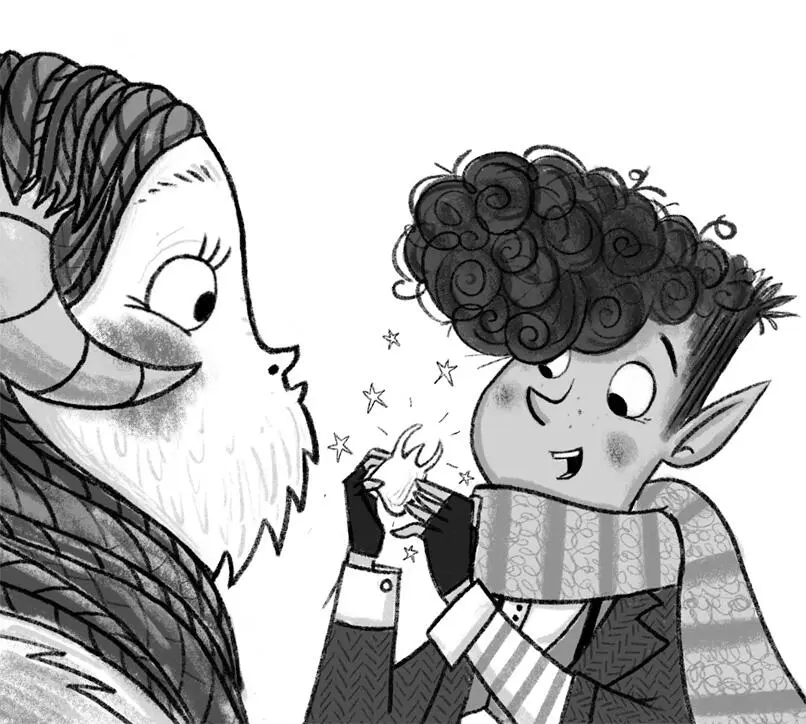 Тада Зуб замерцал в темноте Папа обмотал блестящие корни зуба ниткой - фото 27