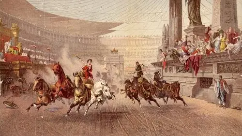 Рис 32 Александр Вагнер Гонки на колесницах 1898 Манчестерская галерея - фото 12