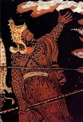 Рис 102 Персидский царьмаг совершающий ритуал огня Ритуал огня Митридата - фото 52
