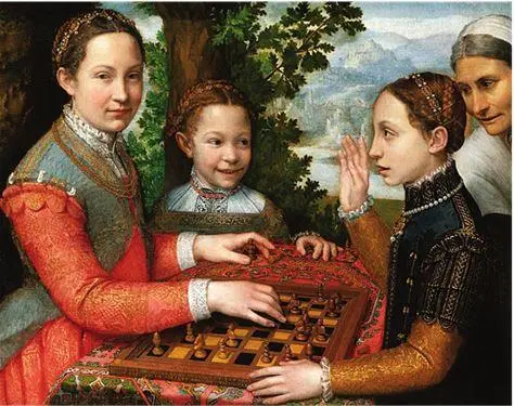 Софонисба Ангиссола Игра в шахматы 1555 National Museum in Poznań Poland А - фото 66