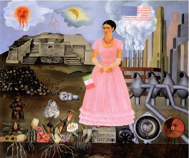 Фрида Кало Автопортрет на границе между Мексикой и США 1932 Tate Modern - фото 70