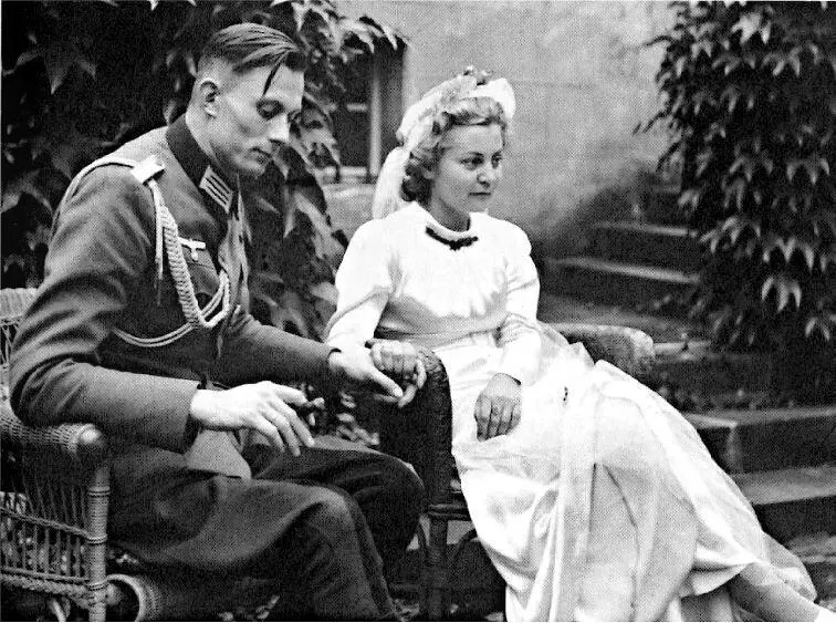 Свадьба во время войны Лизелотта Пурпер и Курт Оргель сентябрь 1943 г - фото 42