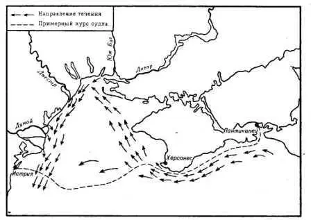 Рис 2 Течение в северозападной части Черного моря Следует подчеркнуть что в - фото 4