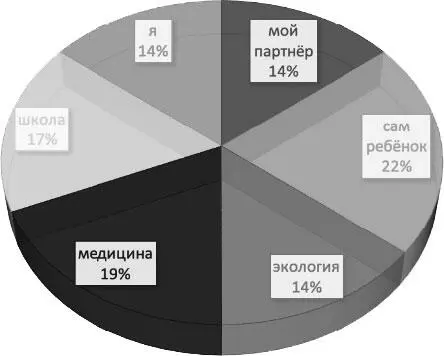 Рис 30Круговая диаграмма ответственности с учётом факторов Глава 15 Природа - фото 33