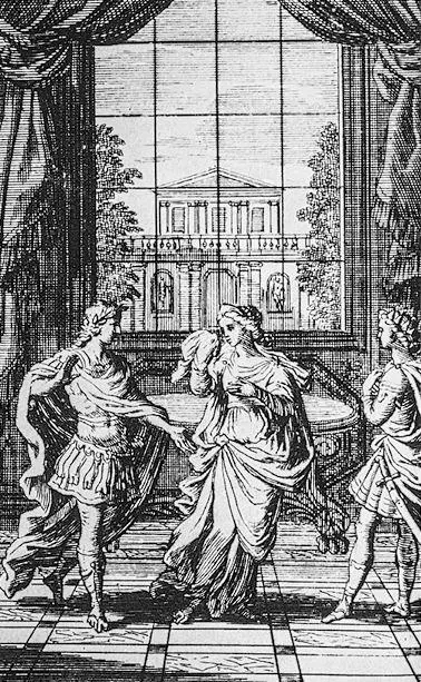 106 Иллюстрация к трагедии БереникаГравюра из издания пьес Расина 1676 года - фото 104