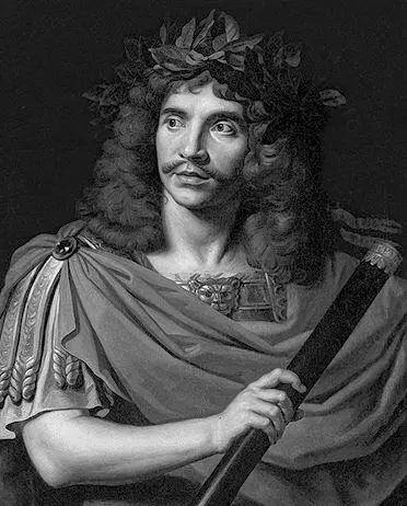 108 Мольер в роли Цезаря из Смерти Помпея Корнеля1658 Портрет работы Никола - фото 106