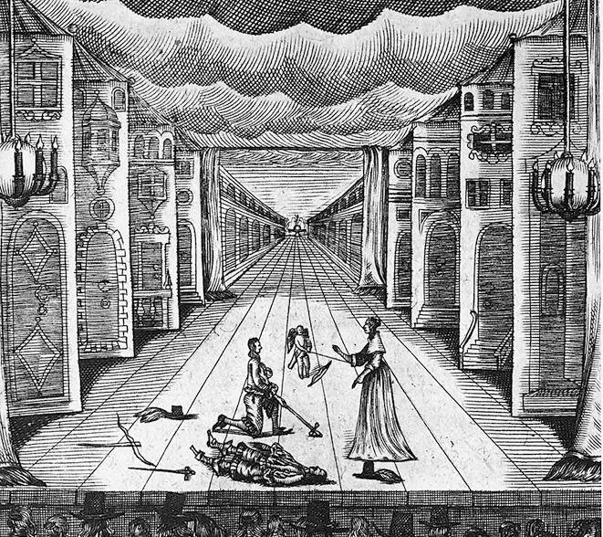 134 Немецкая сцена XVII векаГравюра с титульного листа книги И Клаусса - фото 132