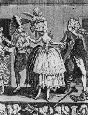 154 Актеры на сцене временного театра на ярмарке СенЛоранОколо 1720 - фото 152