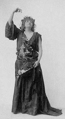 169 Хелена Моджеска в роли Офелии в Сцене безумия1889 Польская актриса с - фото 167