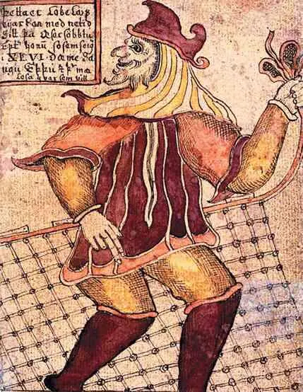 Локи с рыболовной сетью Из исландской рукописи XVIII в SÁM 66 Когда Локи - фото 44