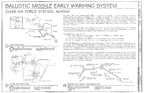 Светокопия плана размещения системы Раннего оповещения о ракетном нападении - фото 3