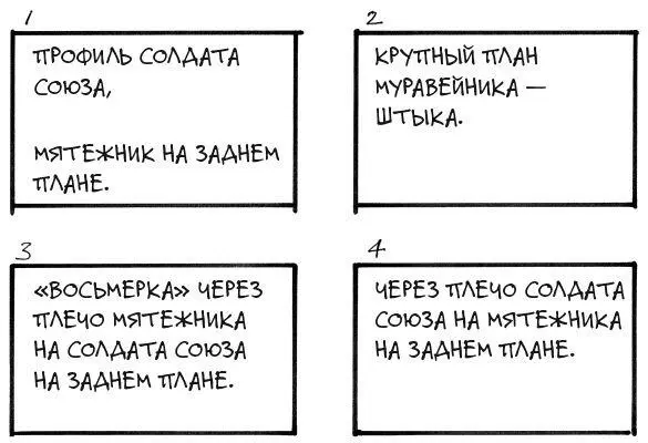Рис 54 Эта раскадровка начинается со схемы на рис 53 Затем режиссер - фото 91