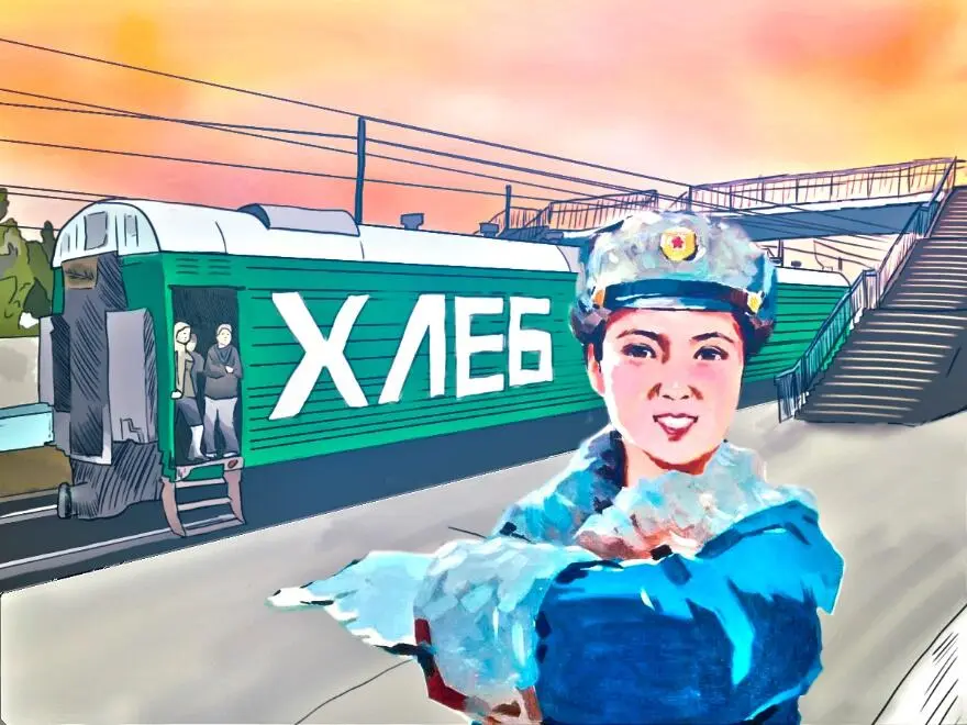 Тот самый бронепоезд с девственницами Надпись хлеб используется для - фото 9