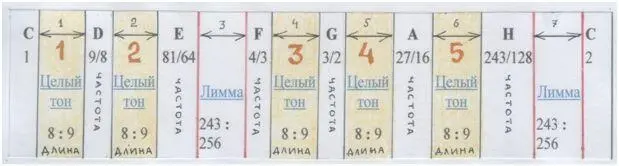 Рис автора Обрати внимание на РЕ D Под самим звуком указана его частота А - фото 103
