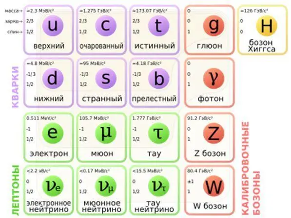 Рис из Википедии Так выглядит Стандартная модель 12 фундаментальных частиц и - фото 260