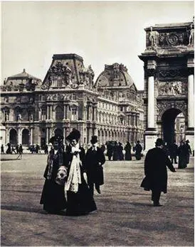 Париж Площадь Карусель Здание Лувра Фотография сепией 1908 1 Фуко М Слова - фото 56