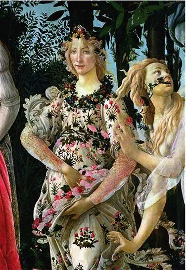 Сандро Боттичелли Sandro Botticelli 14451510 Весна Фрагмент Темпера - фото 129