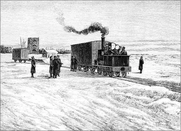 Ледовая железная дорога В конце января 1882 г случилась на Финском заливе - фото 92