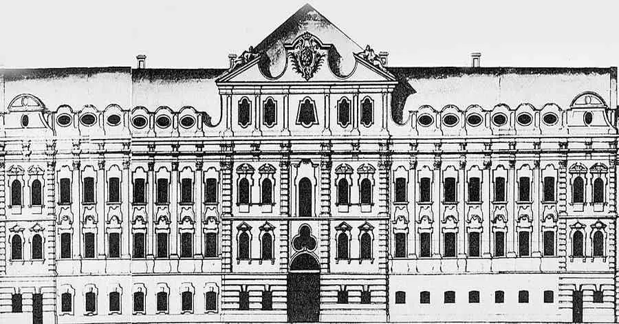 Дом П Ф Балка Чертеж из коллекции Берхгольца 1740е гг Род Балков или - фото 70