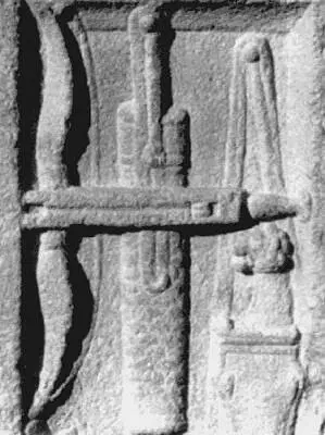 Рис 25 Изображение римского арбалета arcuballista и колчана Рельеф с - фото 25